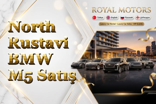 North Rustavi BMW M5 Satış