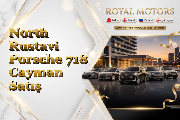 North Rustavi Porsche 718 Cayman Satış