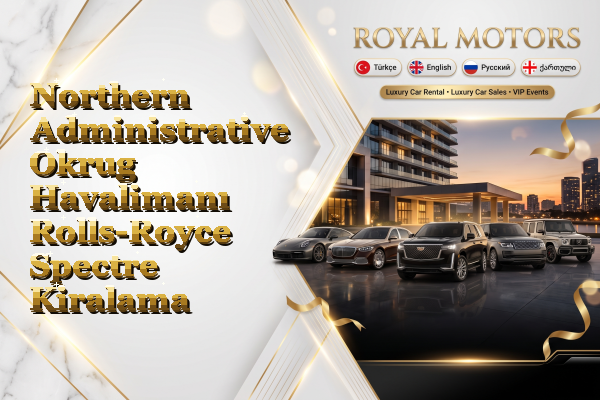 Northern Administrative Okrug Havalimanı Rolls-Royce Spectre Kiralama