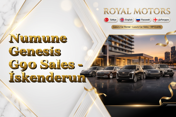 Numune Genesis G90 Sales - İskenderun