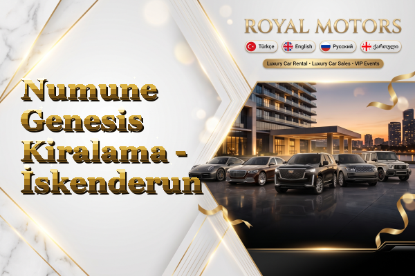 Numune Genesis Kiralama - İskenderun