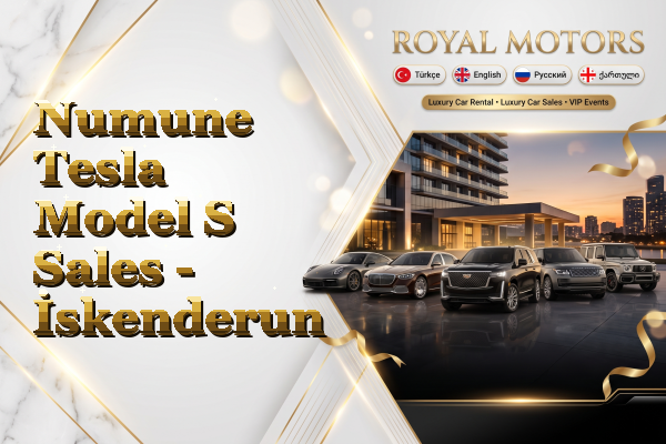 Numune Tesla Model S Sales - İskenderun