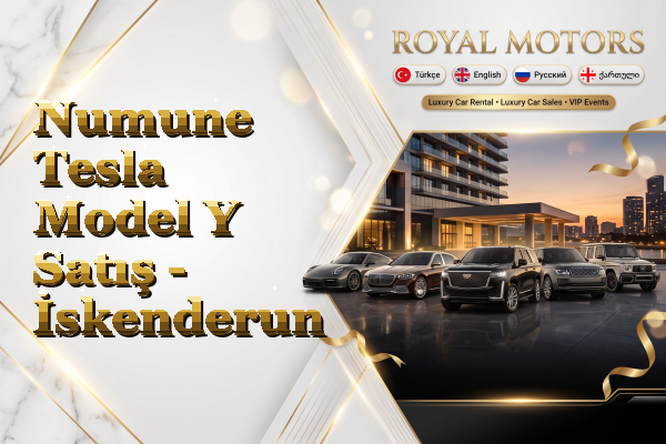 Numune Tesla Model Y Satış - İskenderun