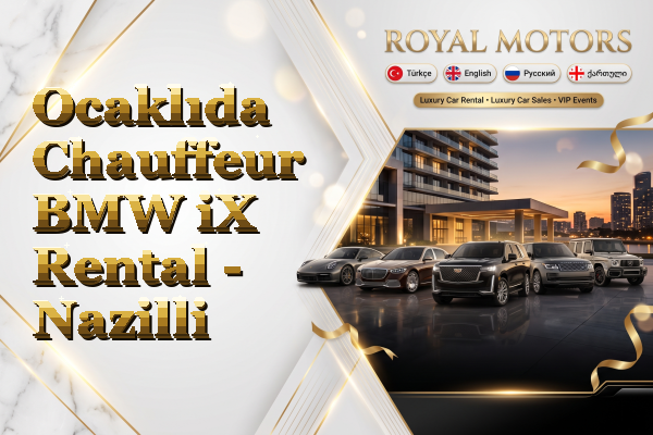 Ocaklıda Chauffeur BMW iX Rental - Nazilli