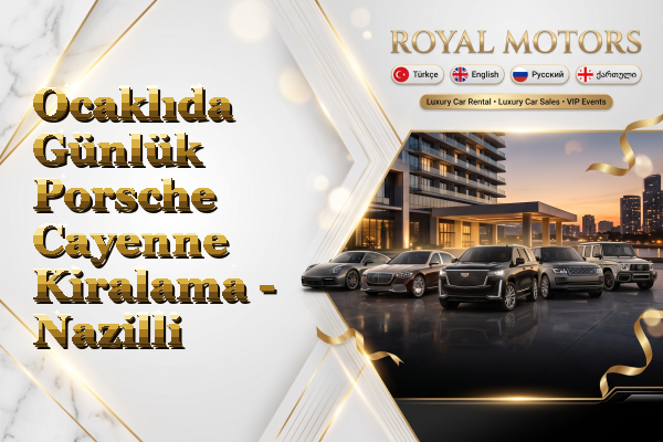Ocaklıda Günlük Porsche Cayenne Kiralama - Nazilli