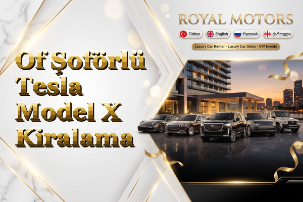 Of Şoförlü Tesla Model X Kiralama