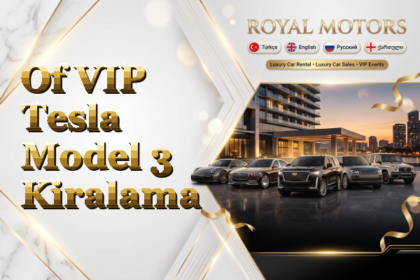 Of VIP Tesla Model 3 Kiralama