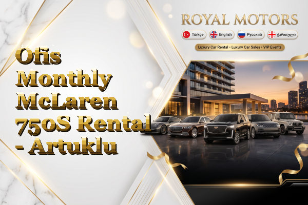 Ofis Monthly McLaren 750S Rental - Artuklu