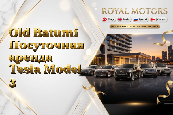 Old Batumi Посуточная аренда Tesla Model 3