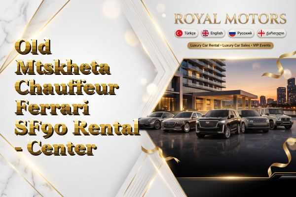 Old Mtskheta Chauffeur Ferrari SF90 Rental - Center