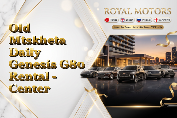 Old Mtskheta Daily Genesis G80 Rental - Center