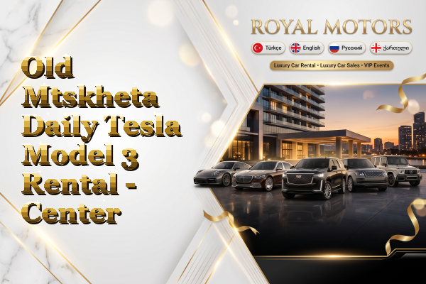Old Mtskheta Daily Tesla Model 3 Rental - Center