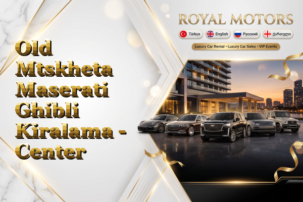 Old Mtskheta Maserati Ghibli Kiralama - Center