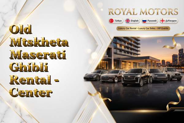 Old Mtskheta Maserati Ghibli Rental - Center