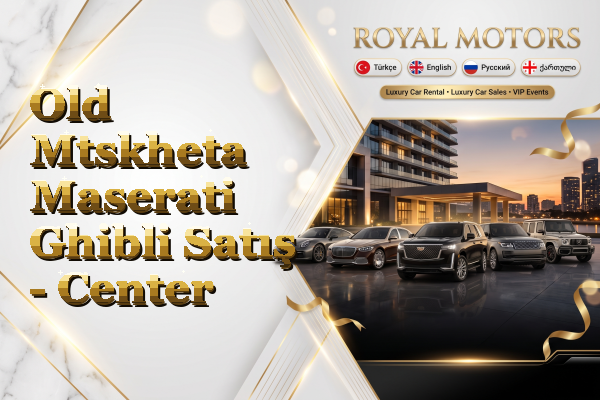 Old Mtskheta Maserati Ghibli Satış - Center