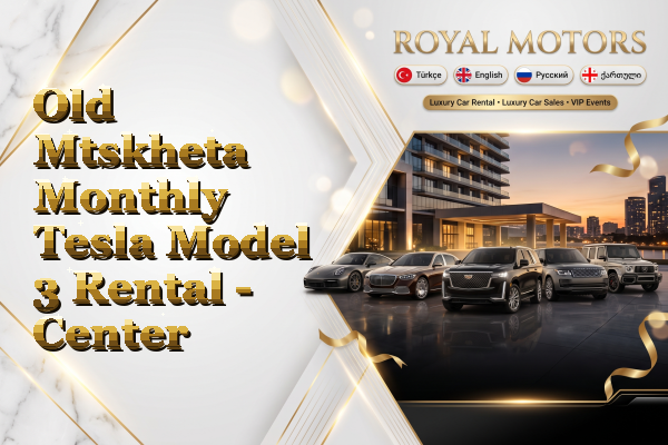 Old Mtskheta Monthly Tesla Model 3 Rental - Center