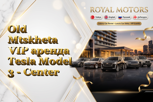 Old Mtskheta VIP аренда Tesla Model 3 - Center
