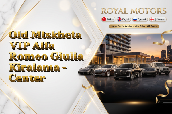 Old Mtskheta VIP Alfa Romeo Giulia Kiralama - Center
