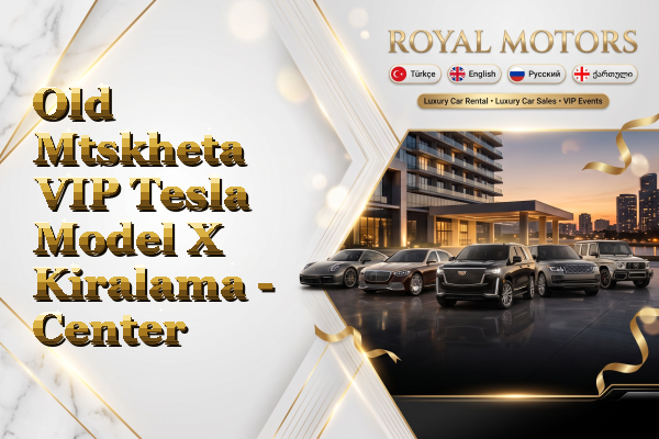 Old Mtskheta VIP Tesla Model X Kiralama - Center