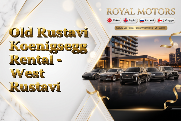 Old Rustavi Koenigsegg Rental - West Rustavi