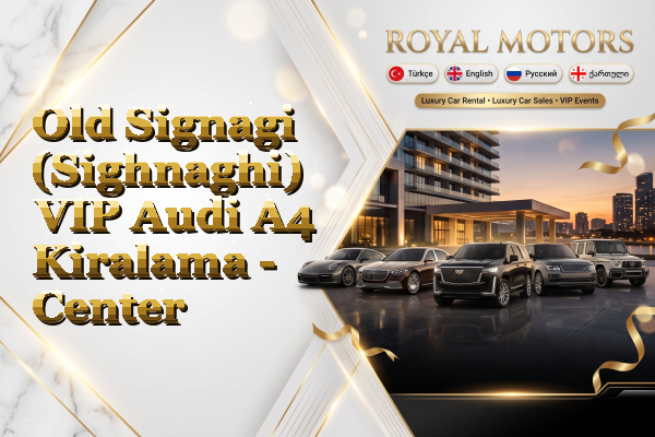 Old Signagi (Sighnaghi) VIP Audi A4 Kiralama - Center