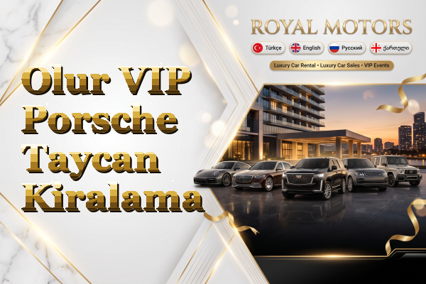 Olur VIP Porsche Taycan Kiralama