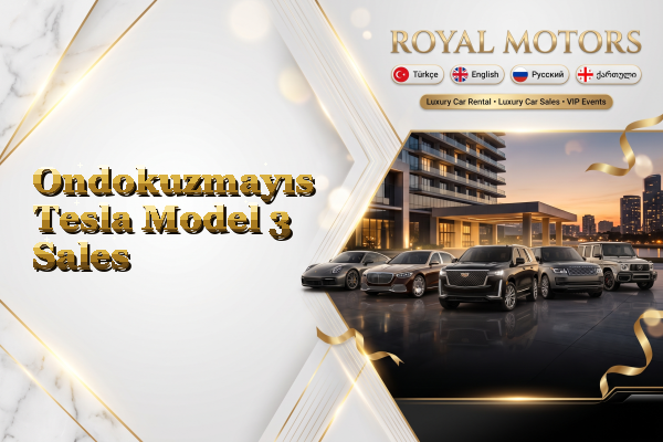 Ondokuzmayıs Tesla Model 3 Sales
