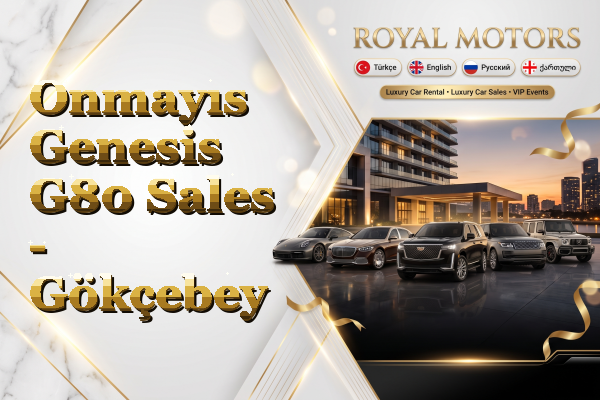 Onmayıs Genesis G80 Sales - Gökçebey