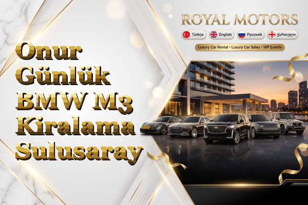 Onur Günlük BMW M3 Kiralama - Sulusaray
