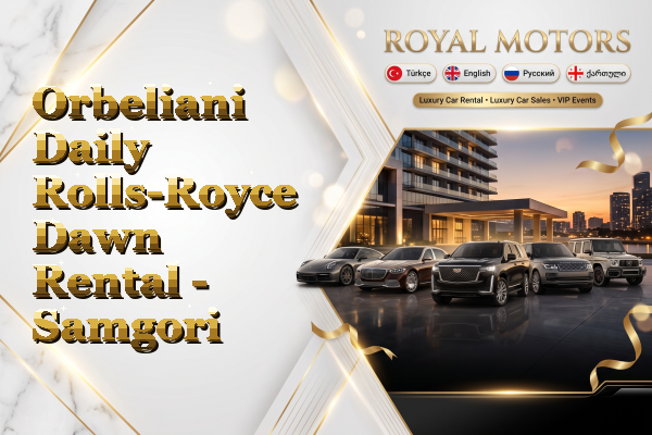 Orbeliani Daily Rolls-Royce Dawn Rental - Samgori