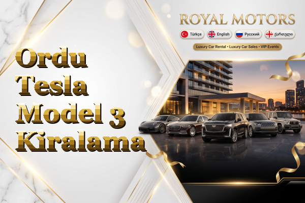 Ordu Tesla Model 3 Kiralama