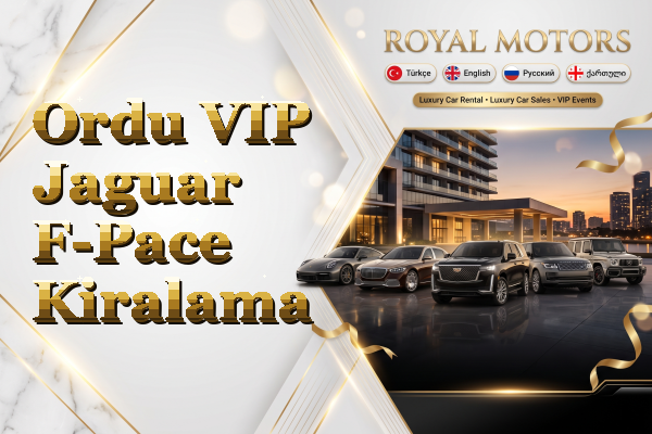 Ordu VIP Jaguar F-Pace Kiralama