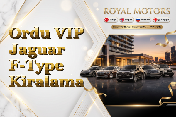 Ordu VIP Jaguar F-Type Kiralama