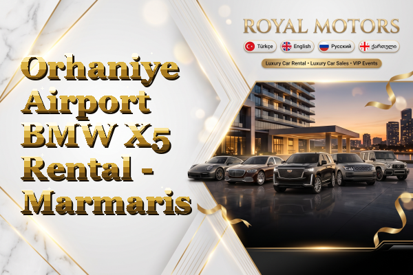 Orhaniye Airport BMW X5 Rental - Marmaris