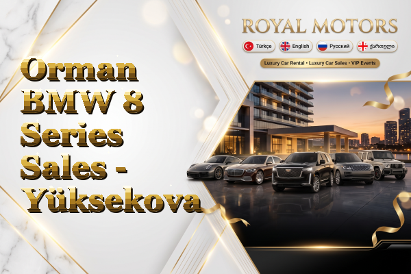 Orman BMW 8 Series Sales - Yüksekova