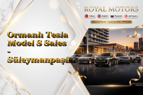 Ormanlı Tesla Model S Sales - Süleymanpaşa