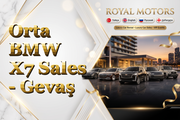 Orta BMW X7 Sales - Gevaş