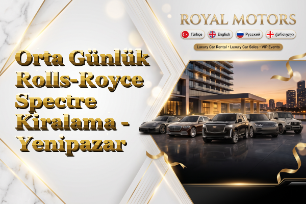 Orta Günlük Rolls-Royce Spectre Kiralama - Yenipazar