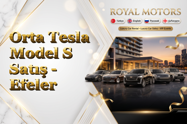Orta Tesla Model S Satış - Efeler
