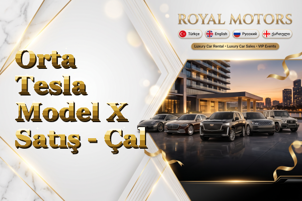 Orta Tesla Model X Satış - Çal