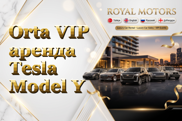 Orta VIP аренда Tesla Model Y
