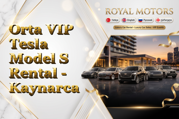 Orta VIP Tesla Model S Rental - Kaynarca