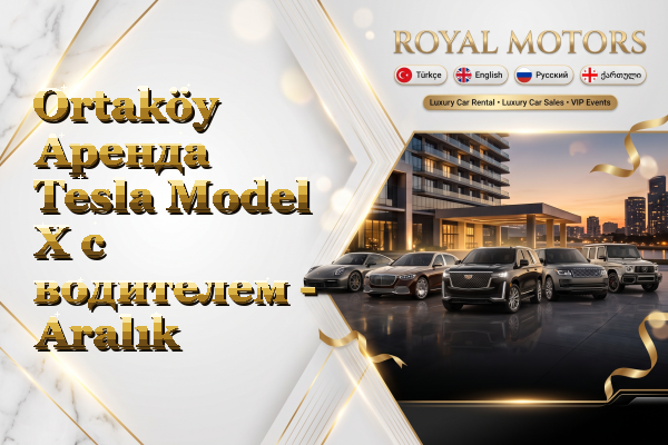 Ortaköy Аренда Tesla Model X с водителем - Aralık