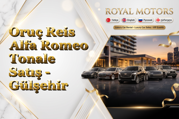 Oruç Reis Alfa Romeo Tonale Satış - Gülşehir