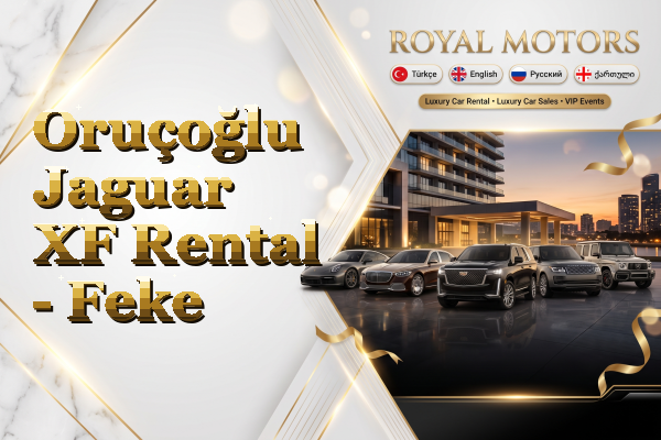 Oruçoğlu Jaguar XF Rental - Feke