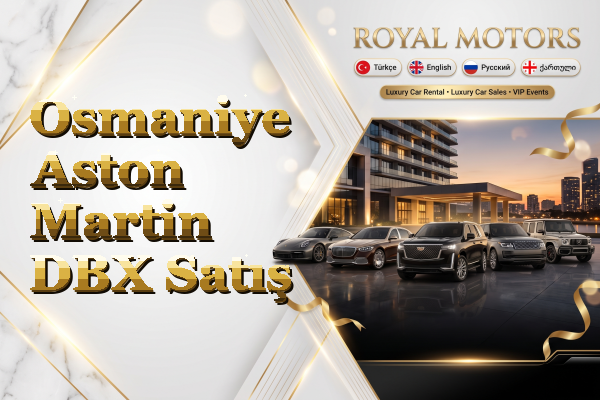 Osmaniye Aston Martin DBX Satış