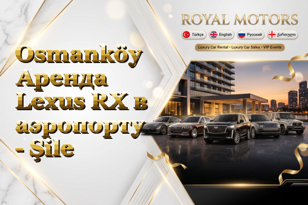 Osmanköy Аренда Lexus RX в аэропорту - Şile