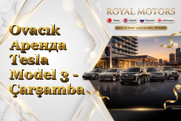 Ovacık Аренда Tesla Model 3 - Çarşamba