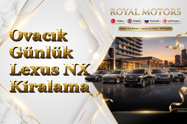 Ovacık Günlük Lexus NX Kiralama