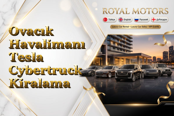 Ovacık Havalimanı Tesla Cybertruck Kiralama